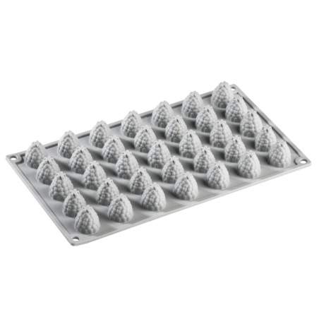 Molde de silicone Trompe l'oeil com frutas silvestres - 35 cavidades