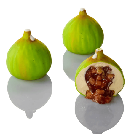 Sobremesas individuais de figo trompe l'oeil - Pavoni Italia