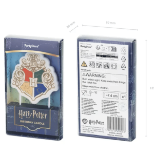 Vela de aniversário do Harry Potter