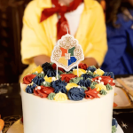 Vela de bolo do Harry Potter - Decoração de festa