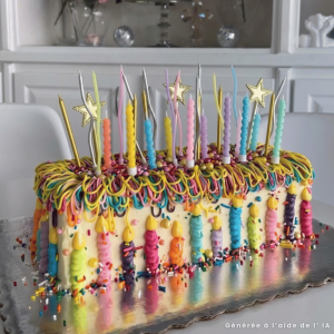 6 velas de aniversário torcidas multicoloridas