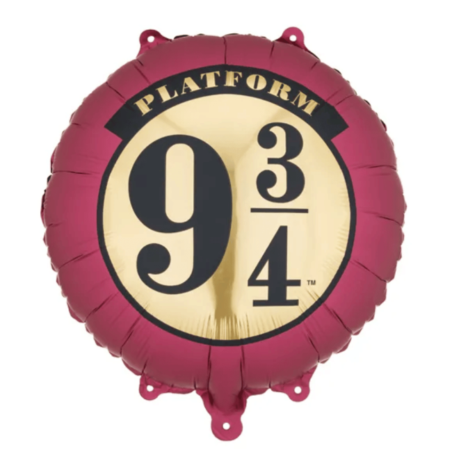 balão de alumínio harry potter - quai 9 3/4