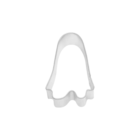 Cortador de biscoitos em forma de fantasma, em aço inoxidável.