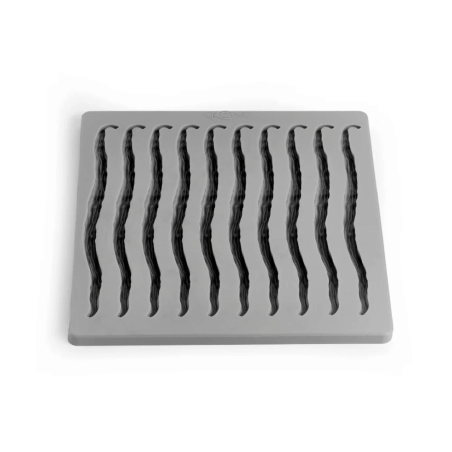 Molde trompe l'oeil de fava de baunilha em silicone Pavoni