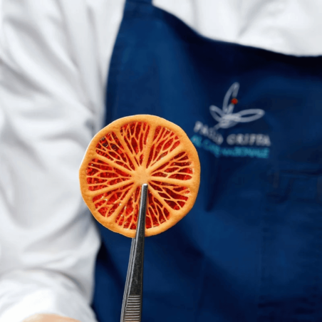 decoração em forma de rondelle de citron de pavoni italia