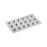 Molde de silicone com efeito trompe l'oeil para bolo individual de nozes