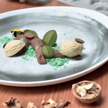 trompe l'oeil entremet de nozes