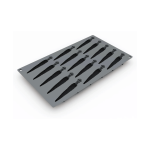 molde de silicone trompe oeil carotte de Pavoni Italia