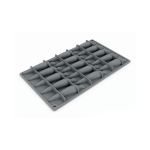 Forma de silicone para 20 bolinhos de cenoura com efeito trompe l'oeil