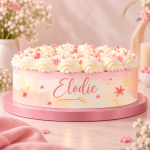 Esboço do bolo de aniversário