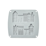 molde de silicone para vila natalina