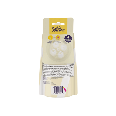 Glacê branco Wilton com bicos de confeitar