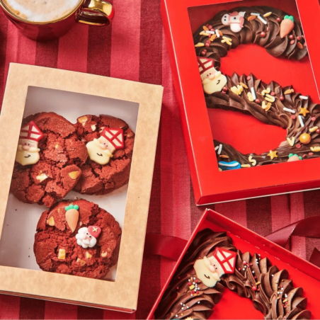 Caixa Kraft para bolos e doces - funcakes
