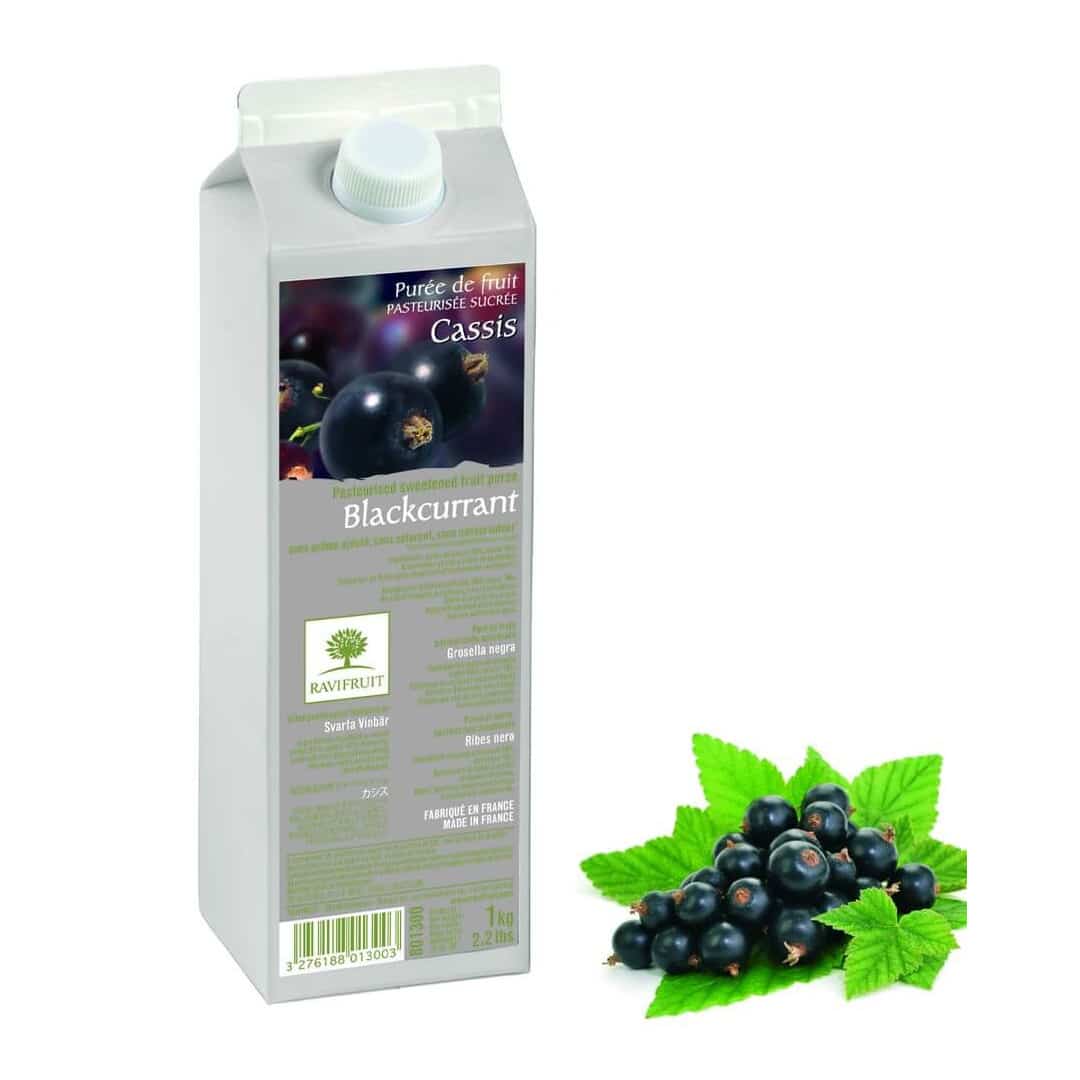 Purê de frutas de groselha preta-1kg
