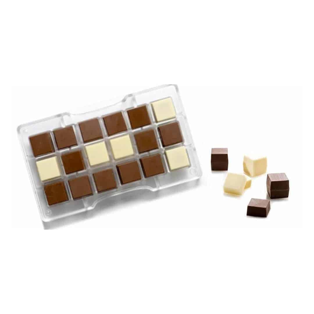 molde de policarbonato-chocolate