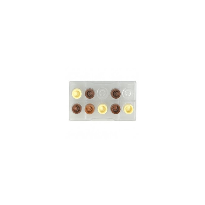 Molde de policarbonato-chocolate