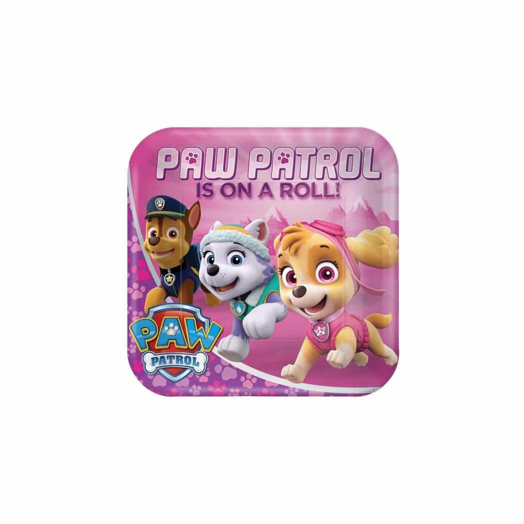 Garota da Patrulha Canina de 8 placas