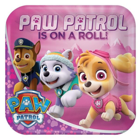 Garota da Patrulha Canina de 8 placas