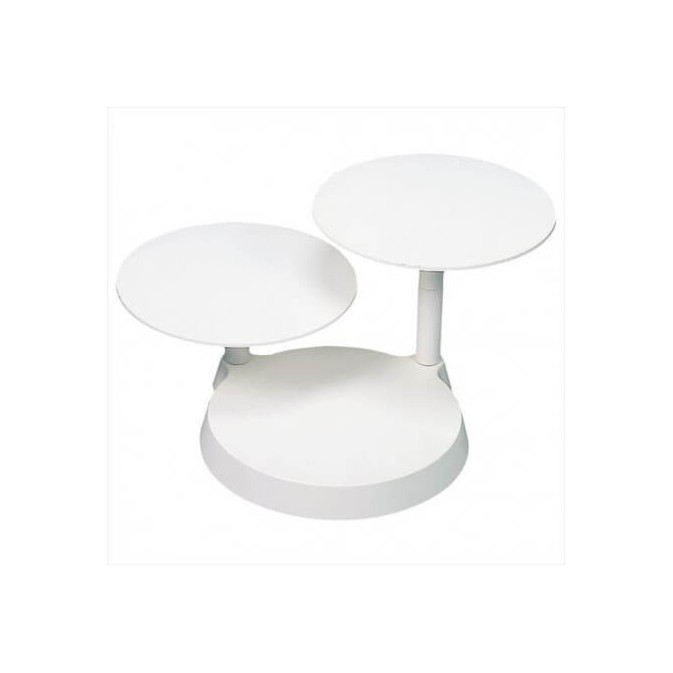 display de casamento com 3 bolos