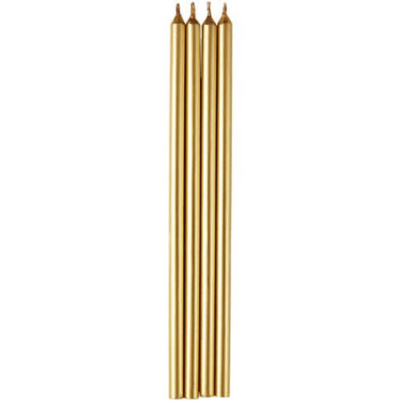velas longas de ouro para bolo de aniversário