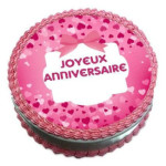 feliz aniversário-disco de açúcar