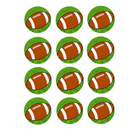 Discos de 12 mini-açúcar-rugby