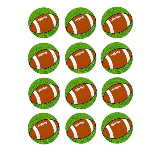 Discos de 12 mini-açúcar-rugby