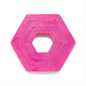 Conjunto de 3 cortadores hexagonais de PVC