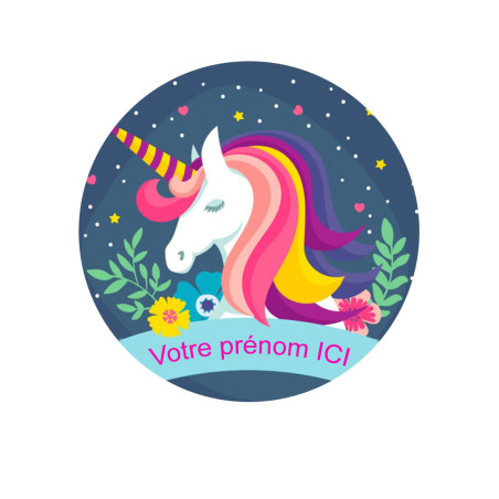 Disco-de-açúcar-unicórnio-personalizável-20-cm