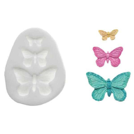 Molde de silicone-Borboletas-Silikomart