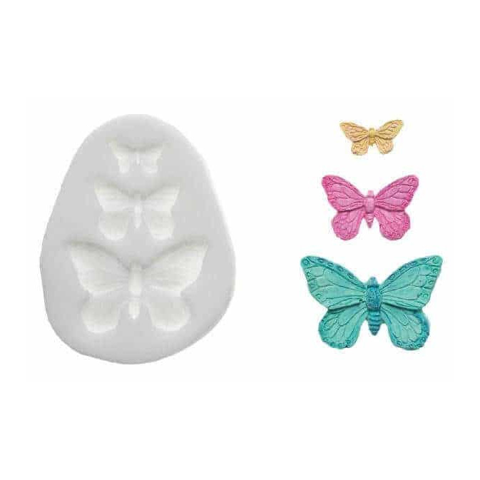 Molde de silicone-Borboletas-Silikomart