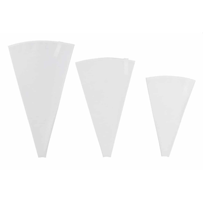 3 sacos de confeitar de tecido