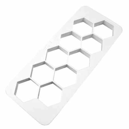 cortador de pasta de açúcar hexagonal