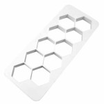 cortador de pasta de açúcar hexagonal