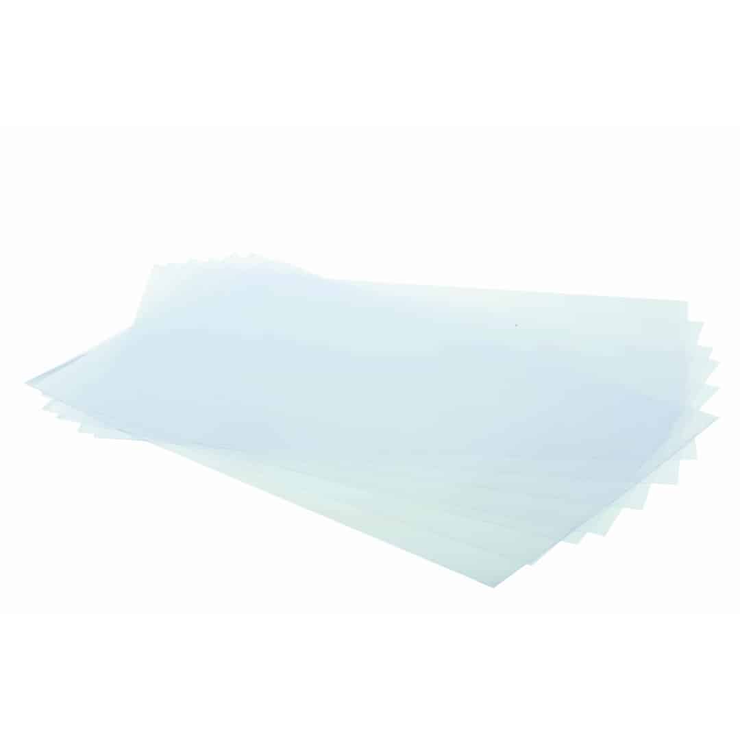 10 folhas de PVC rodóide-30 x 40 cm