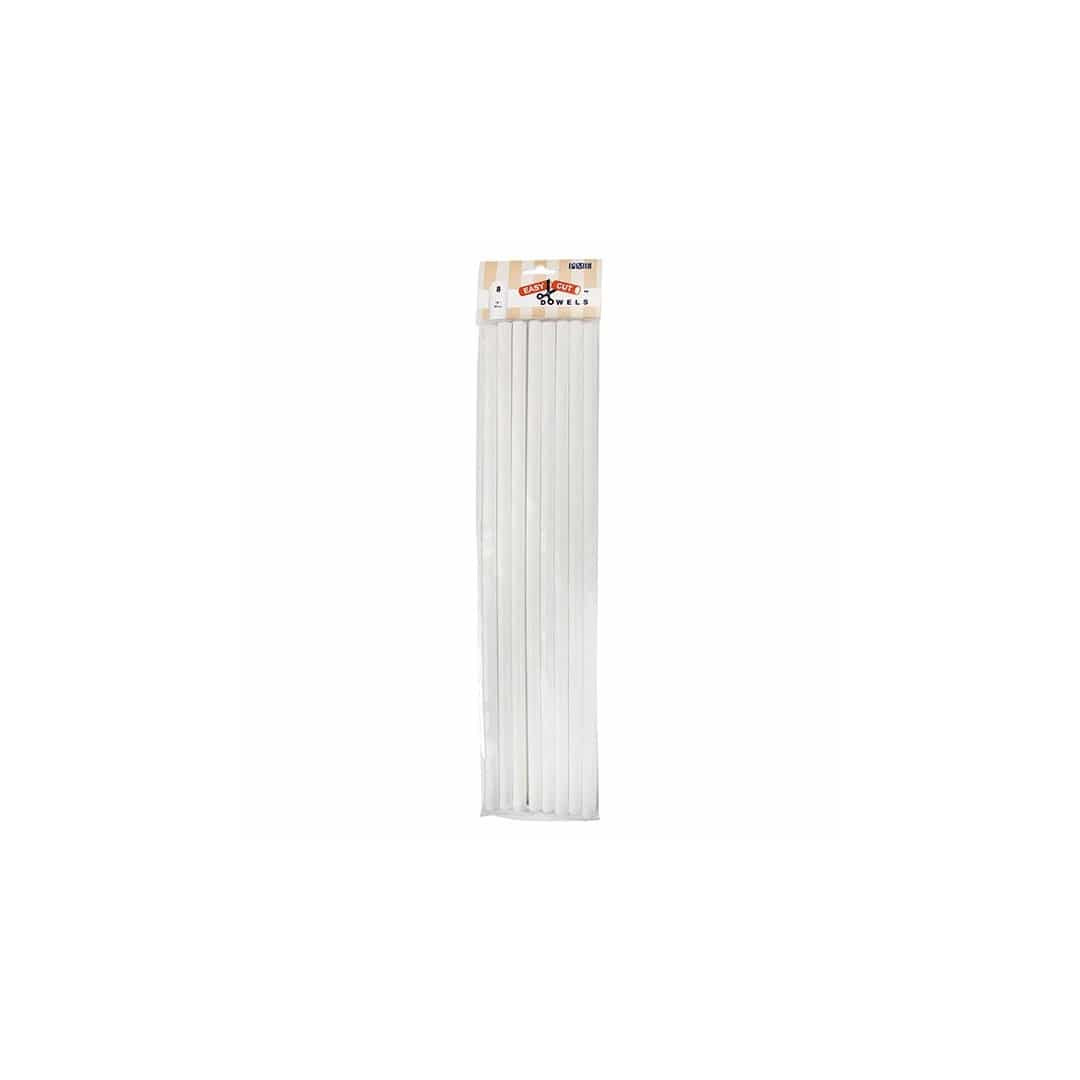 8 cavilhas de plástico-40 cm