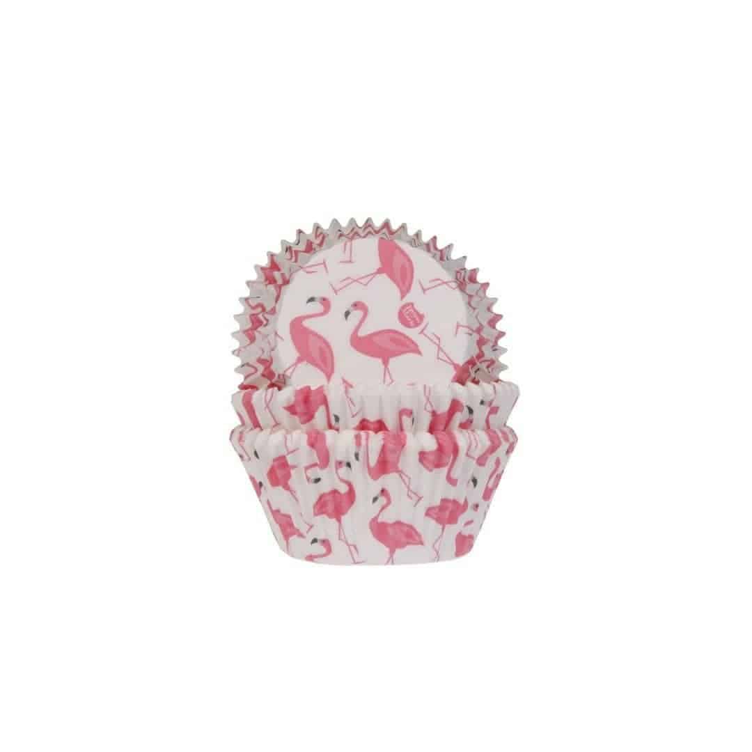 Estojos de 50 flamingos rosa