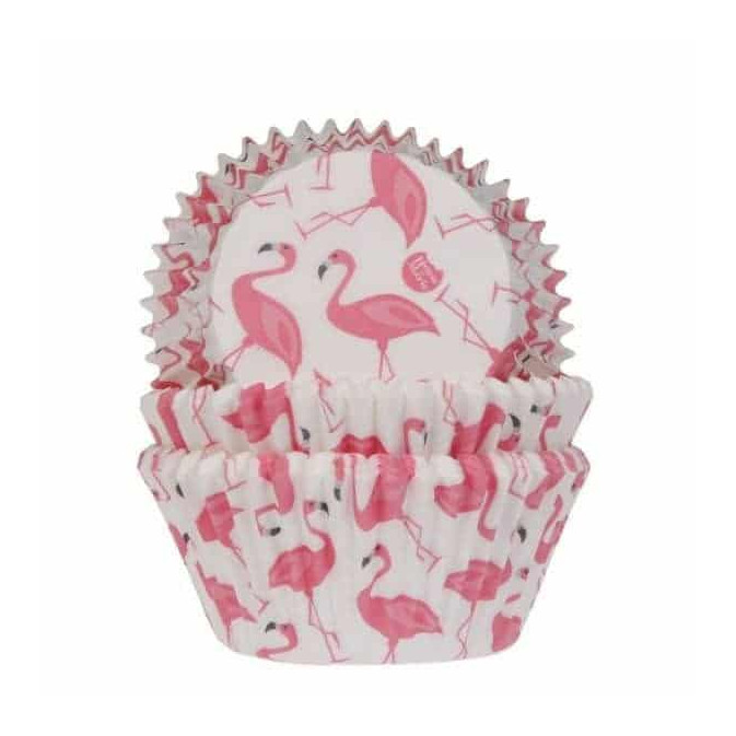 Estojos de 50 flamingos rosa