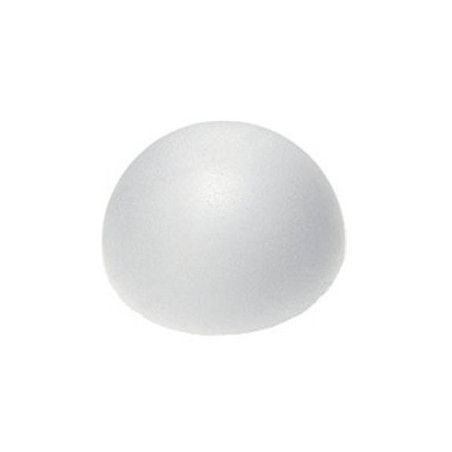 Bolo falso de meia esfera em poliestireno