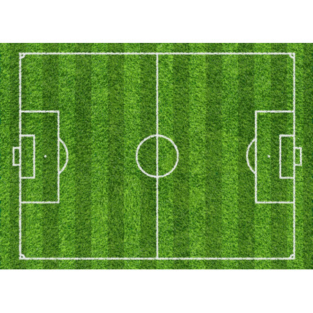 campo de futebol de açúcar para bolo