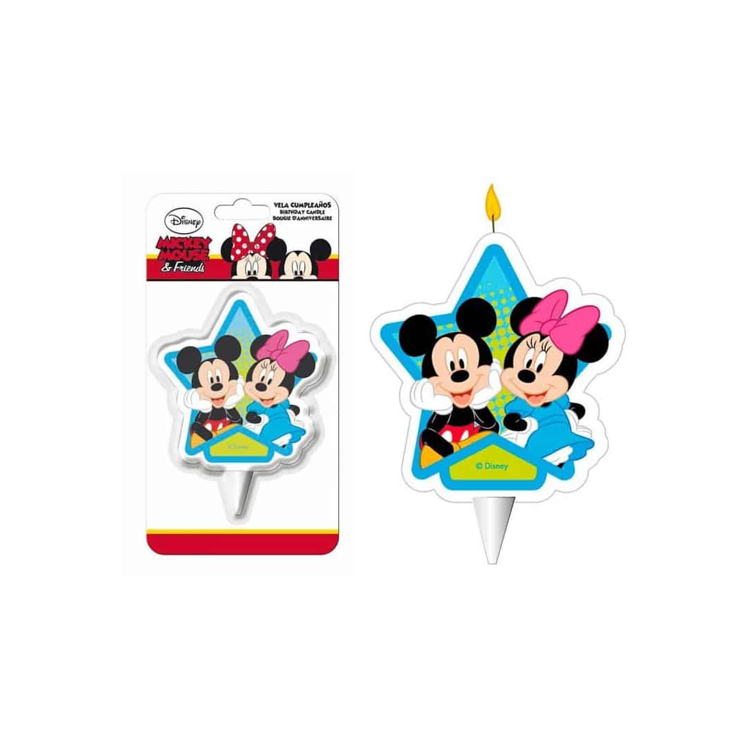 vela do mickey e da minnie