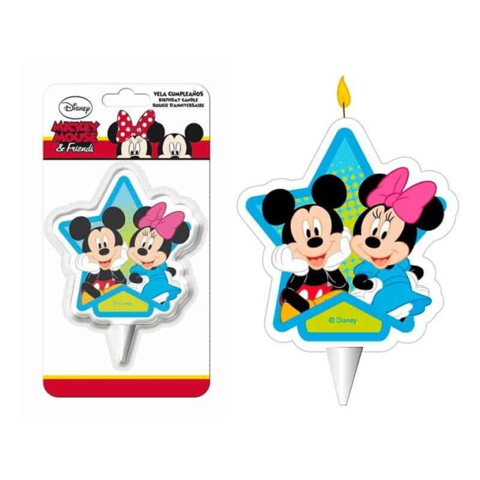 vela do mickey e da minnie