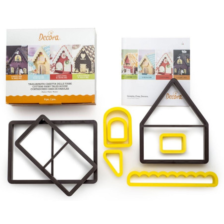 Kit de cortador de casa de Natal 3D