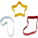 Cortadores de biscoitos de Natal com 3 areias