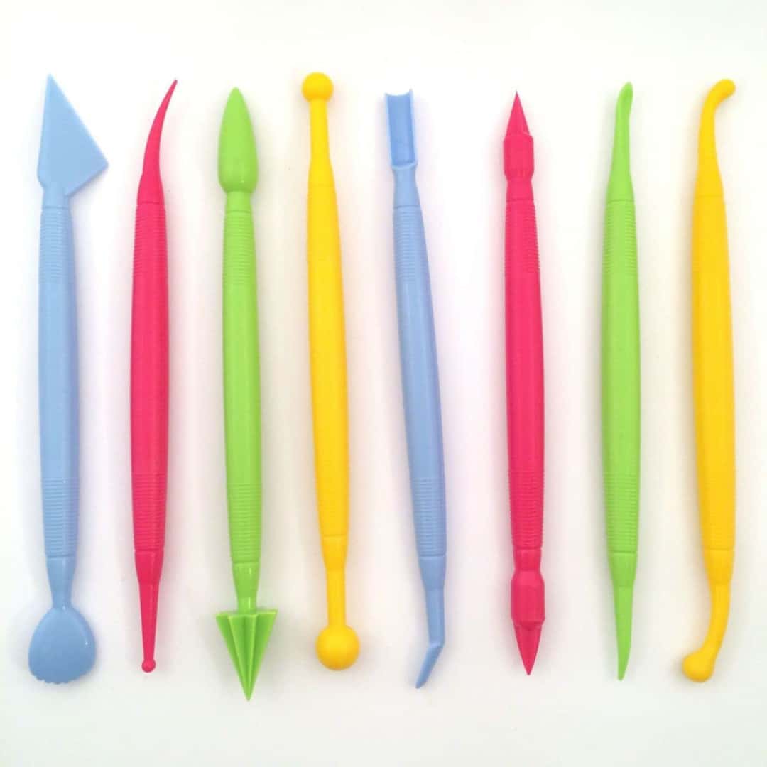 conjunto de 8 ferramentas de modelagem para pasta de açúcar