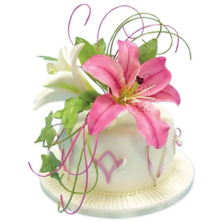 flor-de-lis-de-modelagem-em-pasta-de-açúcar