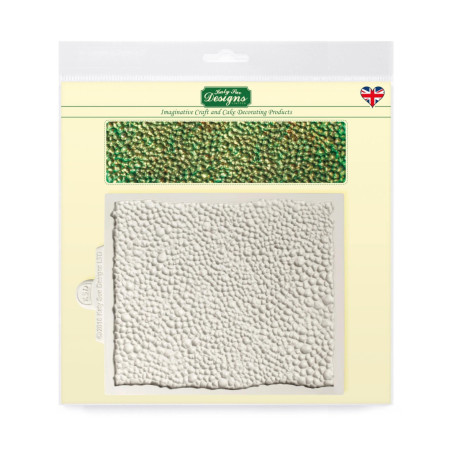 tapete de silicone com textura de lantejoulas para pasta de açúcar