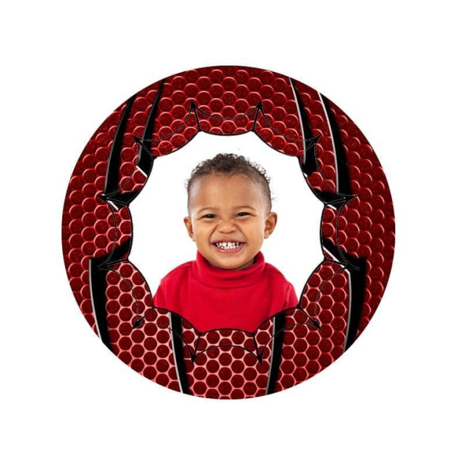 Bolo foto-comestível do homem-aranha