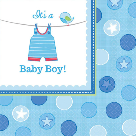 16-serviettes-baby-shower-bleus