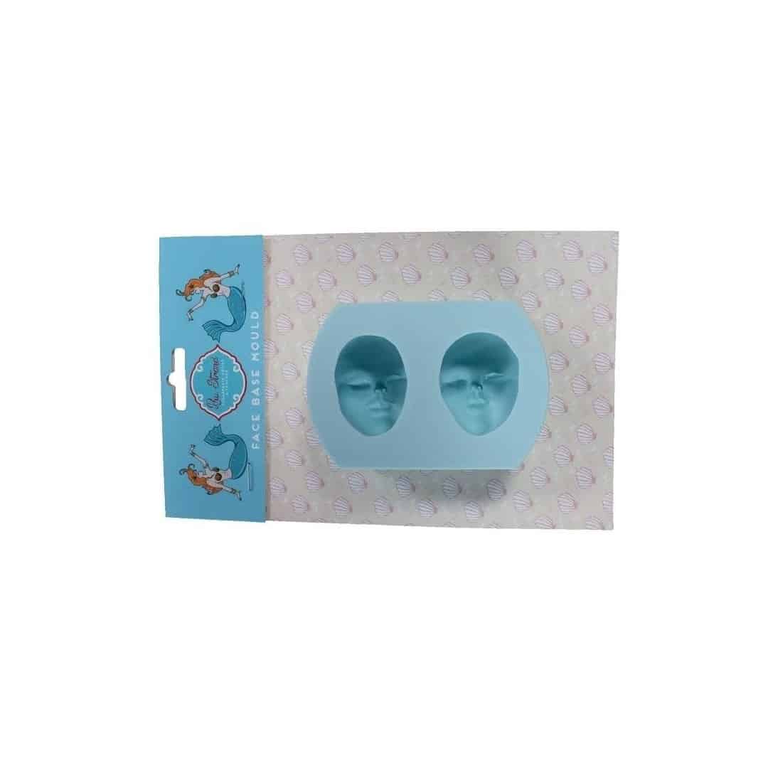 Molde de modelagem de rosto de mulher 3d